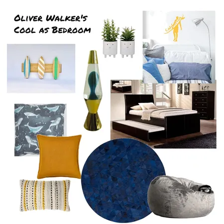 O Walker Surfer Bedroom Interior Design Mood Board by Jo Sievwright on Style Sourcebook