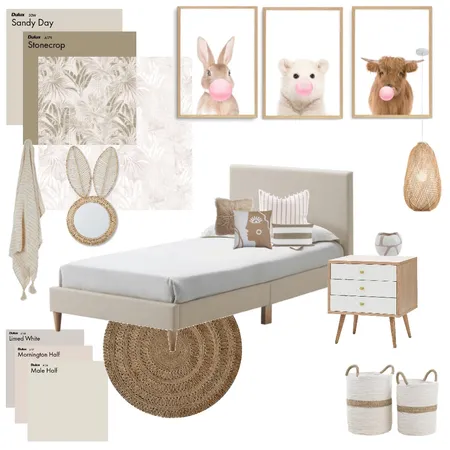 Neutral girls room Interior Design Mood Board by 81onthehill on Style Sourcebook