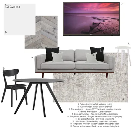 seating and dining area Interior Design Mood Board by Shaecarratello on Style Sourcebook