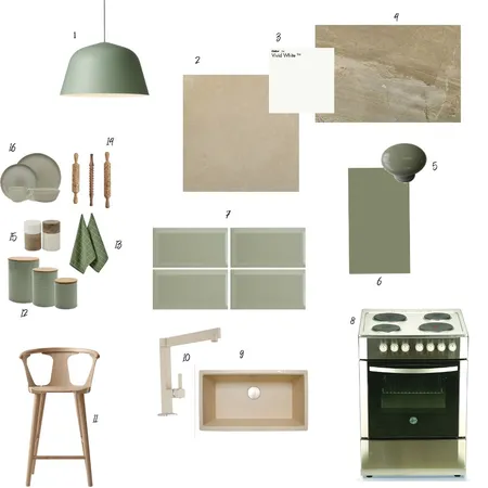 kitchen sample board Interior Design Mood Board by MarinaElian on Style Sourcebook