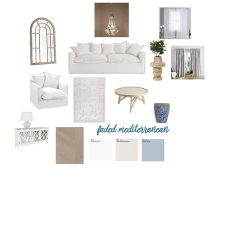 Faded mediterranean Interior Design Mood Board by Emma Johnson on Style Sourcebook