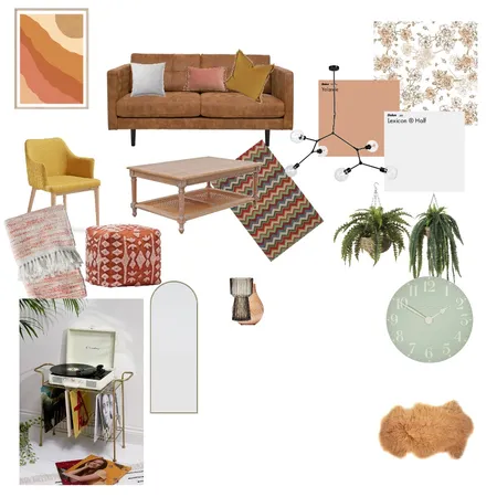retro lounge Interior Design Mood Board by krisd89 on Style Sourcebook