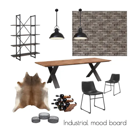 Industrial mood board Interior Design Mood Board by MON.DAE.styling on Style Sourcebook