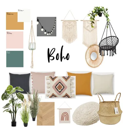 Boho hut Interior Design Mood Board by mymoderndollshouse on Style Sourcebook