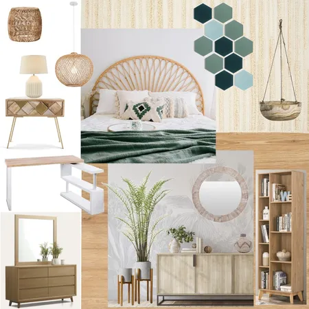 tropical bedroom Interior Design Mood Board by Johara on Style Sourcebook