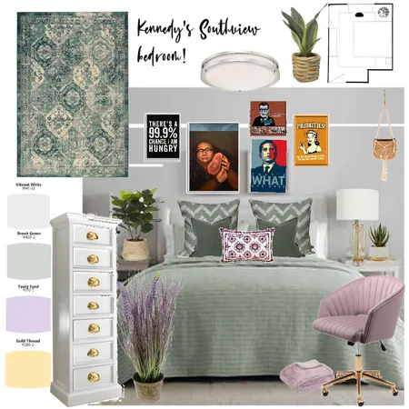 Kennedy bedroom Interior Design Mood Board by mambro on Style Sourcebook