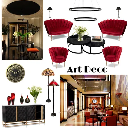 Art Deco 33 try Interior Design Mood Board by Giang Nguyen on Style Sourcebook