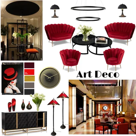 Art Deco 6 try Interior Design Mood Board by Giang Nguyen on Style Sourcebook