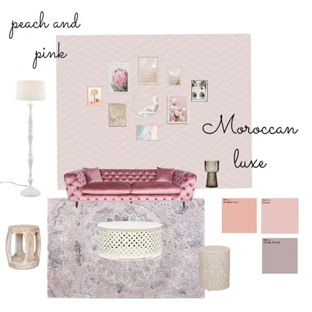 Peach and Pink Interior Design Mood Board by cindyjane1978 on Style Sourcebook