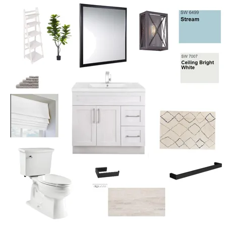 M9 Washroom Interior Design Mood Board by Miranda Ducharme on Style Sourcebook