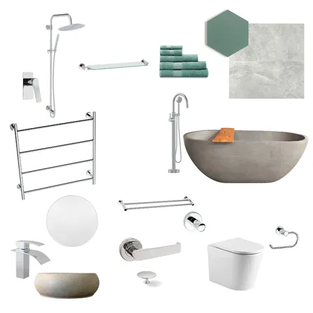 bathroom Interior Design Mood Board by Häfele Home on Style Sourcebook