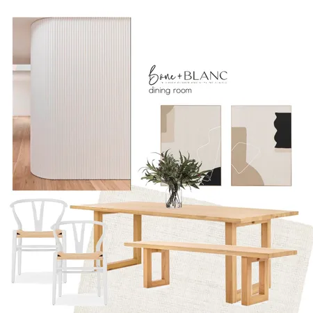 Ivy Dining Room Interior Design Mood Board by bone + blanc interior design studio on Style Sourcebook