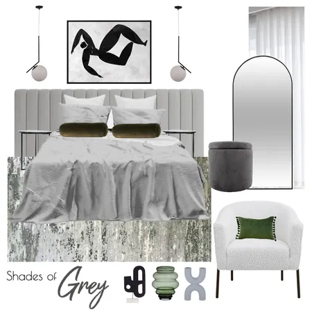 Shades of Grey - Bedroom Interior Design Mood Board by Mood Collective Australia on Style Sourcebook