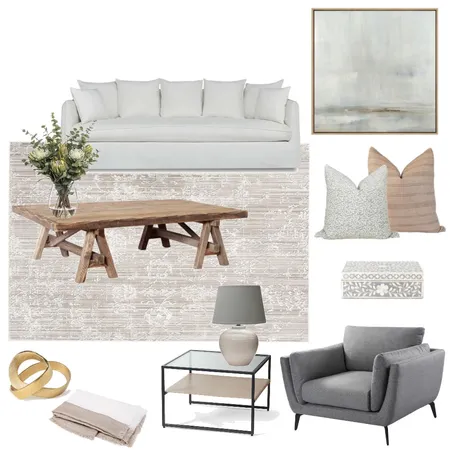 Warm natural living room Interior Design Mood Board by Airey Interiors on Style Sourcebook
