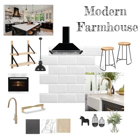 Modern Farmhouse Interior Design Mood Board by Lauren Johnston on Style Sourcebook