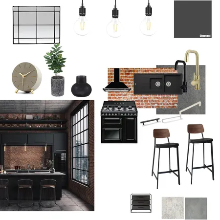 Industrial kitchen Interior Design Mood Board by jazmynoxley on Style Sourcebook
