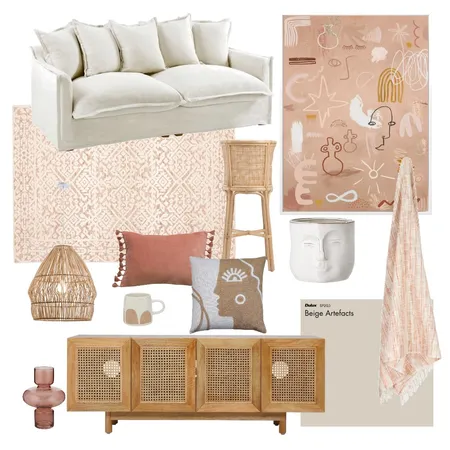 Peach & Pink Interior Design Mood Board by thesparkkinteriors on Style Sourcebook
