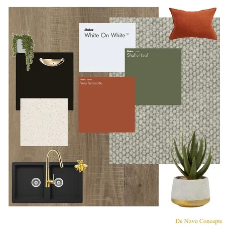 flat lay online Interior Design Mood Board by De Novo Concepts on Style Sourcebook