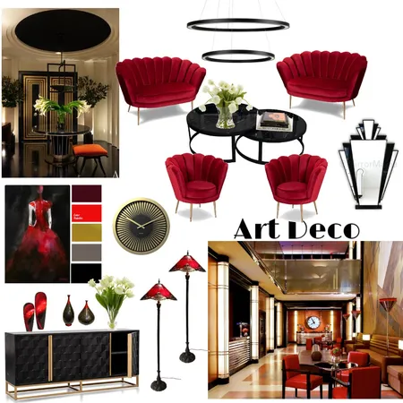Art Deco  8 try Interior Design Mood Board by Giang Nguyen on Style Sourcebook
