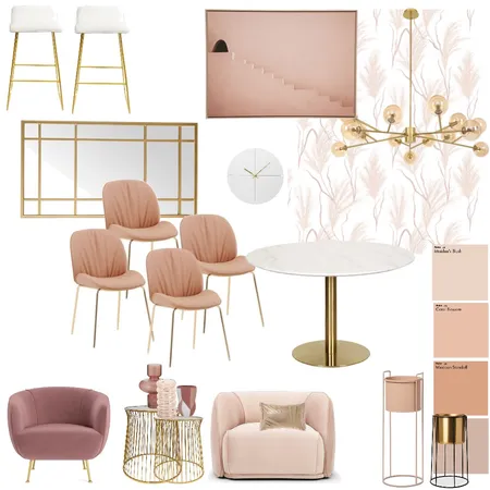 Luxe Dining Interior Design Mood Board by 81onthehill on Style Sourcebook