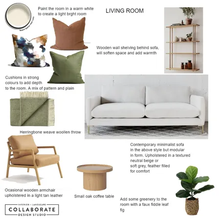 Ledbury Road Living Room Interior Design Mood Board by Jennysaggers on Style Sourcebook