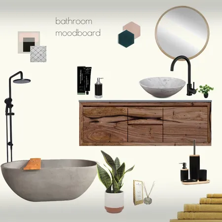 hotel bathroom moodboard Interior Design Mood Board by erma on Style Sourcebook