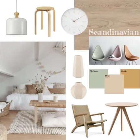 Scandinavian style Interior Design Mood Board by Hannahelizabeth on Style Sourcebook