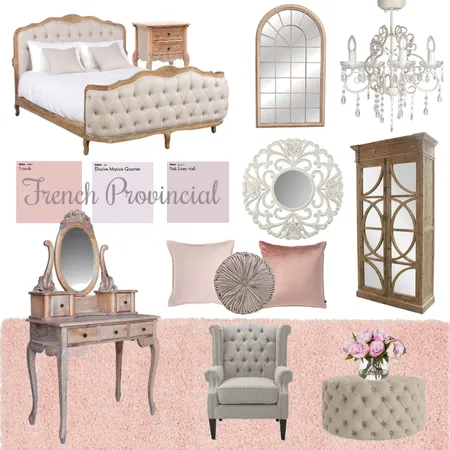 French Provincial 2.0 Interior Design Mood Board by Hannahelizabeth on Style Sourcebook