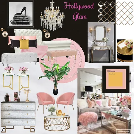 Hollywood Glam 10 trial Interior Design Mood Board by Giang Nguyen on Style Sourcebook