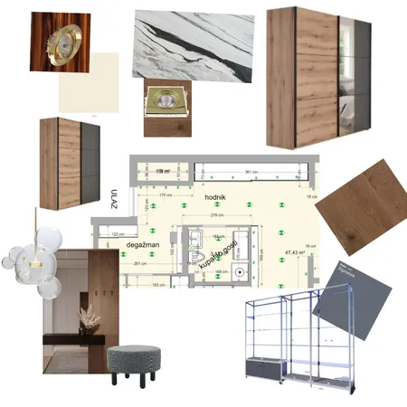 hallway 1 Interior Design Mood Board by MajaXS on Style Sourcebook
