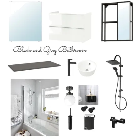 Andrei Bathroom v2 Interior Design Mood Board by Designful.ro on Style Sourcebook