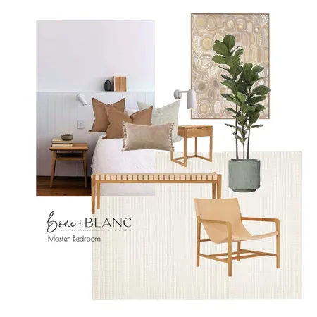 IVY Bedroom Interior Design Mood Board by bone + blanc interior design studio on Style Sourcebook