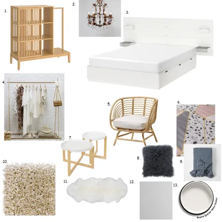 bedroom Interior Design Mood Board by lisaclaire on Style Sourcebook