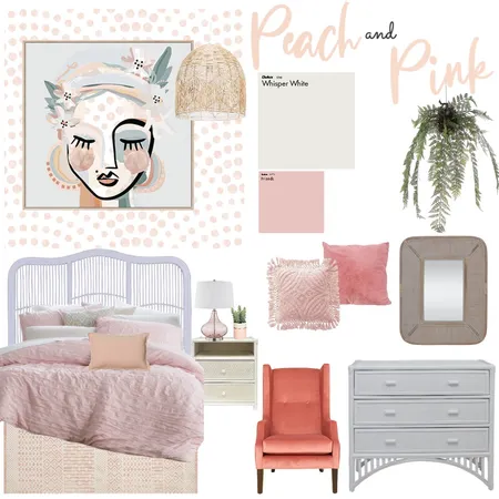 Peach & Pink Interior Design Mood Board by razz01 on Style Sourcebook