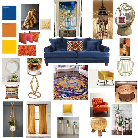 modern bohemian Interior Design Mood Board by Alana27 on Style Sourcebook