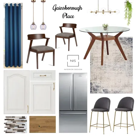 Gainsborough Kitchen-Dine-in (option A) Interior Design Mood Board by Nis Interiors on Style Sourcebook