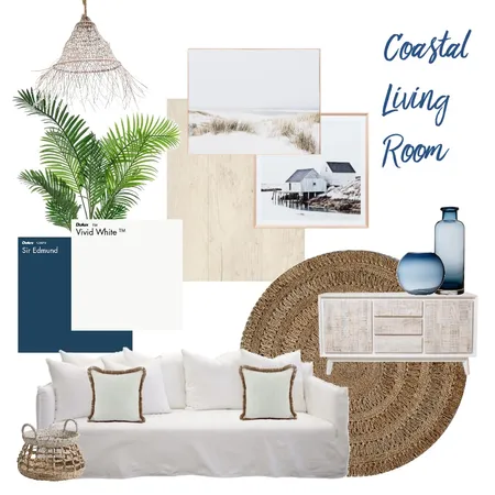 Coastal Living Room Interior Design Mood Board by LisaVine on Style Sourcebook