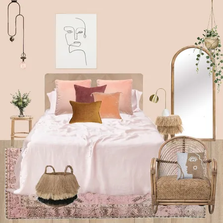 Pink&Peach Interior Design Mood Board by Cup_ofdesign on Style Sourcebook