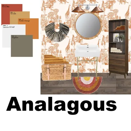 Analagous Interior Design Mood Board by aagomez on Style Sourcebook