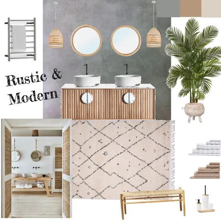 Rustic and Modern Interior Design Mood Board by GV Studio on Style Sourcebook