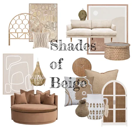 Oz Design Comp - Shades of Beige Interior Design Mood Board by The Interior Design Station on Style Sourcebook