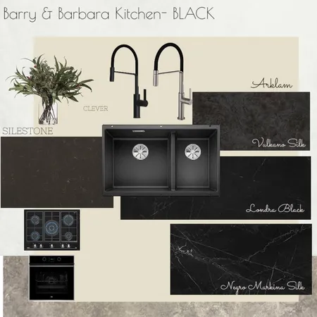 Barry&Barbara Kitchen- BLACK+ tap Interior Design Mood Board by mamen on Style Sourcebook