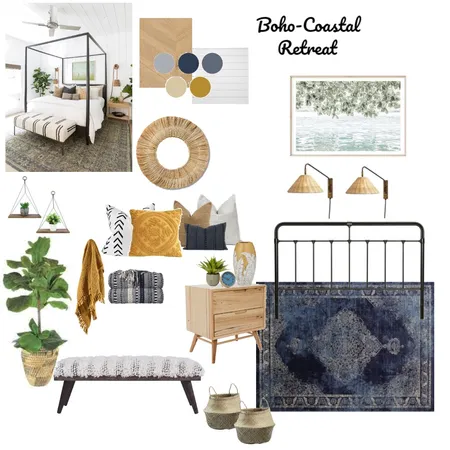 Boho Coastal Interior Design Mood Board by Devans8995 on Style Sourcebook