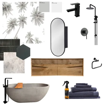 zen bath Interior Design Mood Board by JADE & SAGE on Style Sourcebook