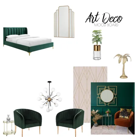 Art Deco Interior Design Mood Board by Katie Allnutt on Style Sourcebook
