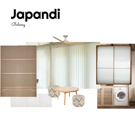 Japandi Balcony Interior Design Mood Board by leocoliving on Style Sourcebook