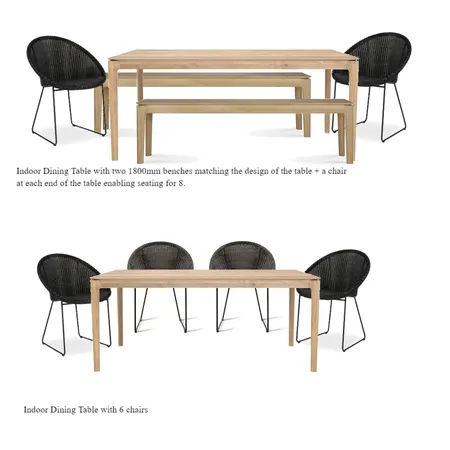 Dining Room Seating Options Interior Design Mood Board by dECO Design on Style Sourcebook