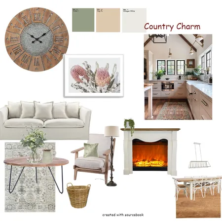 Country - Module 3 Interior Design Mood Board by steph claxton on Style Sourcebook