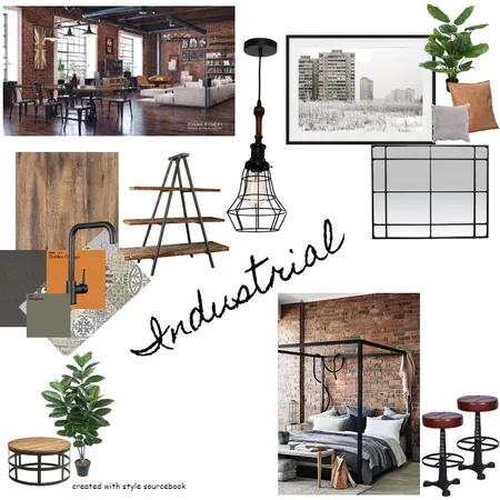 Industrial Interior Design Mood Board by steph claxton on Style Sourcebook