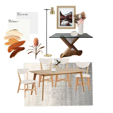 Autumn Dining room Interior Design Mood Board by Textiles Instyle on Style Sourcebook